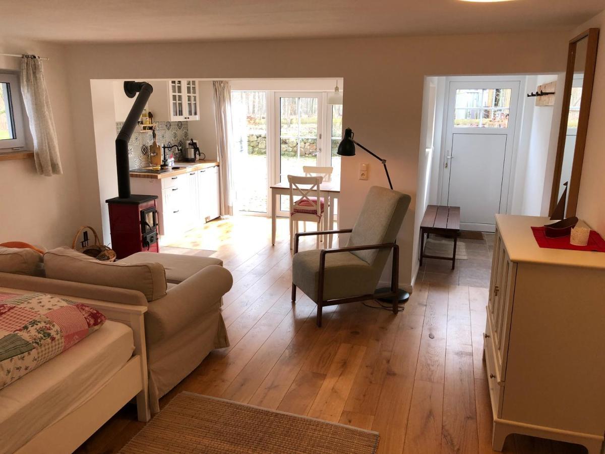 Ferienwohnung Am Waldrand Mit Sauna Biendorf ภายนอก รูปภาพ