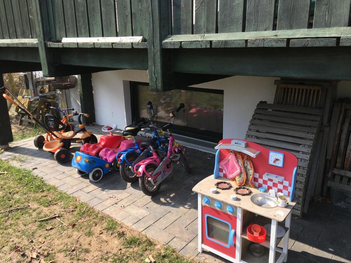 Ferienwohnung Am Waldrand Mit Sauna Biendorf ภายนอก รูปภาพ